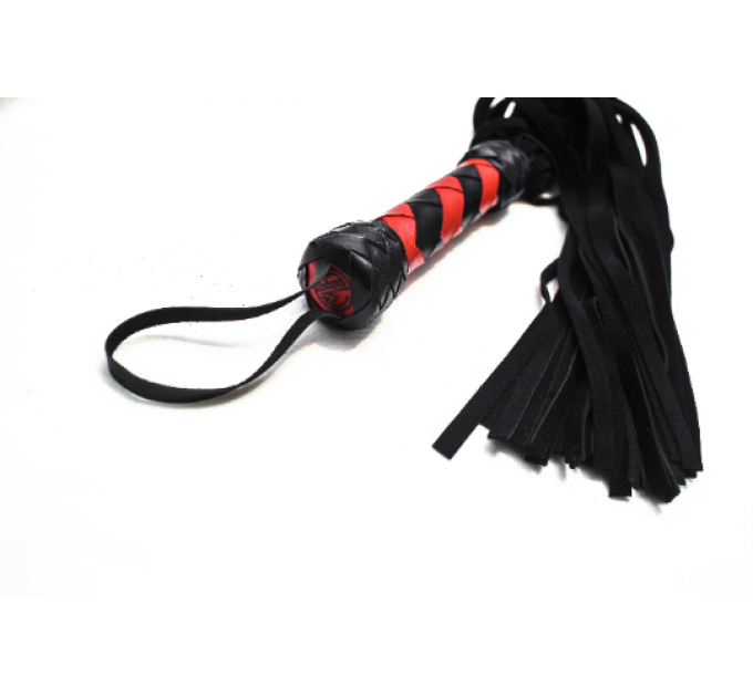 BDSM leather flogger martinet small whip