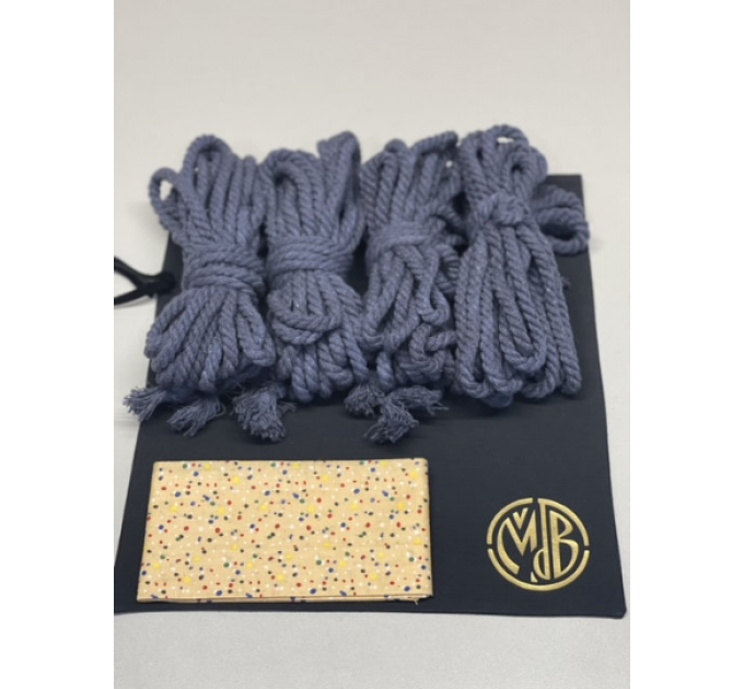 BDSM Shibari Rope Kit Set Cotton 4 pcsropes 4pcs 26.25ft 0.24in bondage rope set